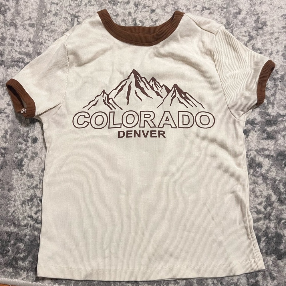 White baby tee